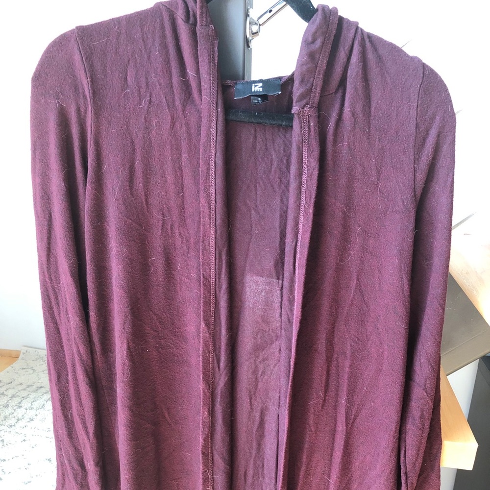 Last chance Dark maroon cardigan